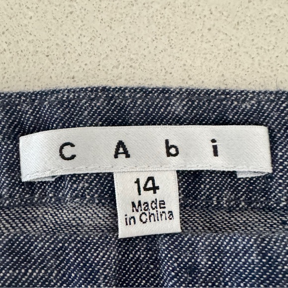 CAbi Chambray Linen Skirt size 14 - Picture 7 of 7